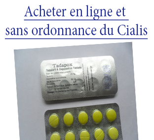 Acheter en ligne et sans ordonnance du Cialis
